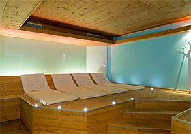 moderne Sauna im Sportclub Thuiner