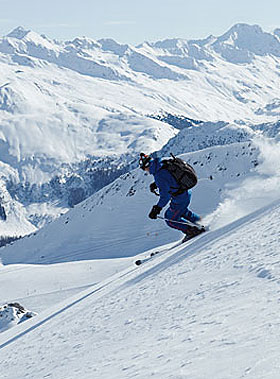 Skifahren in Davos Klosters